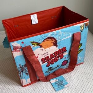Trader Joe's Stand-Up Collapsible Grocery Tote Bag